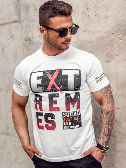 Men's Printed T-shirt White Bolf 14312A