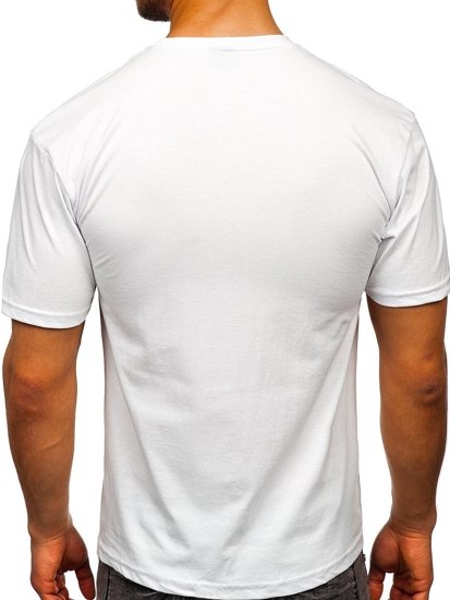 Men's Printed T-shirt White Bolf 14333