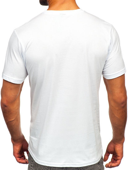 Men's Printed T-shirt White Bolf 14496