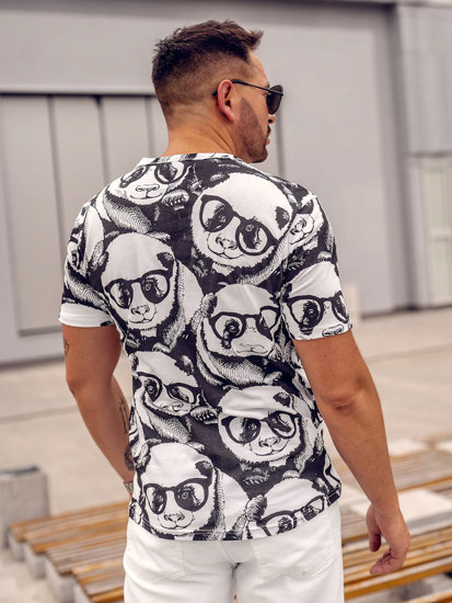 Men's Printed T-shirt White Bolf 14911A