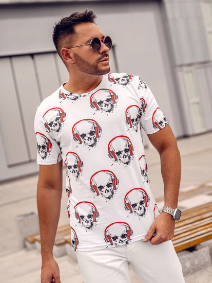 Men's Printed T-shirt White Bolf 14919A