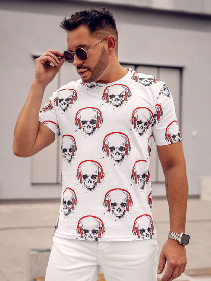 Men's Printed T-shirt White Bolf 14919A