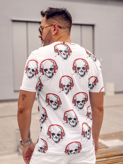 Men's Printed T-shirt White Bolf 14919A