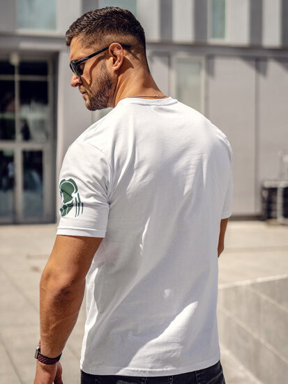 Men's Printed T-shirt White Bolf 192379A