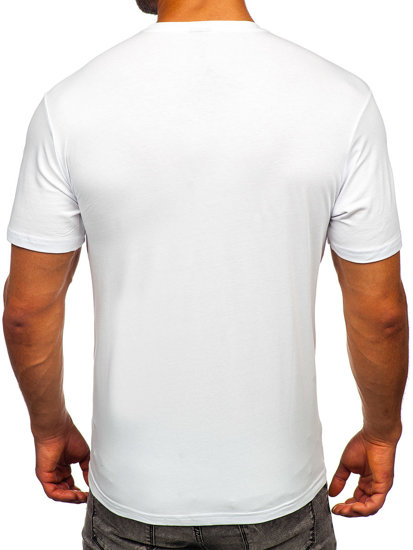 Men's Printed T-shirt White Bolf 2352