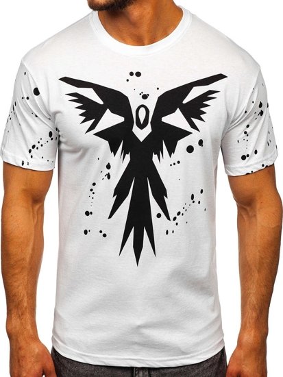 Men's Printed T-shirt White Bolf 300