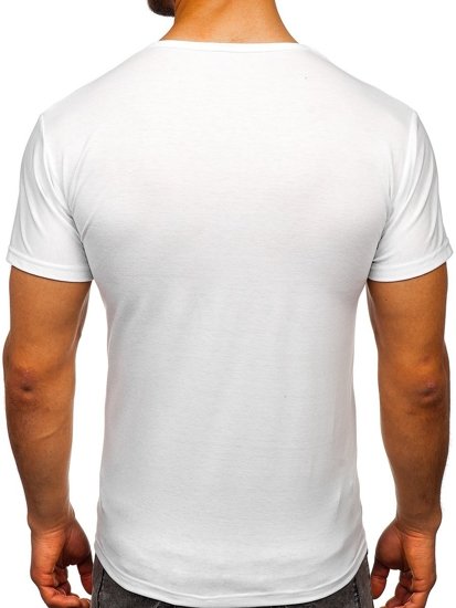 Men's Printed T-shirt White Bolf KS2098