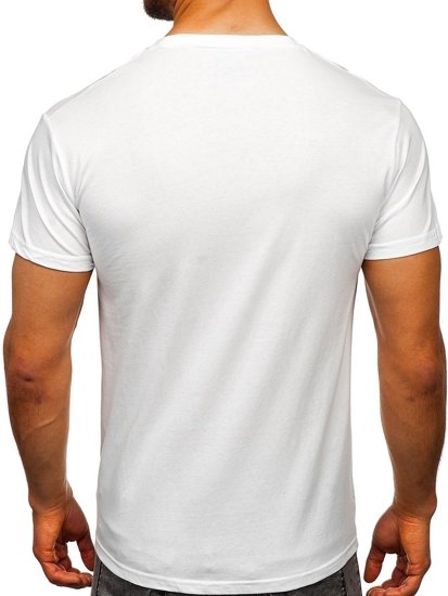 Men's Printed T-shirt White Bolf KS2106