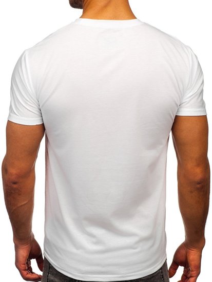 Men's Printed T-shirt White Bolf KS2538