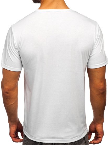 Men's Printed T-shirt White Bolf KS2620