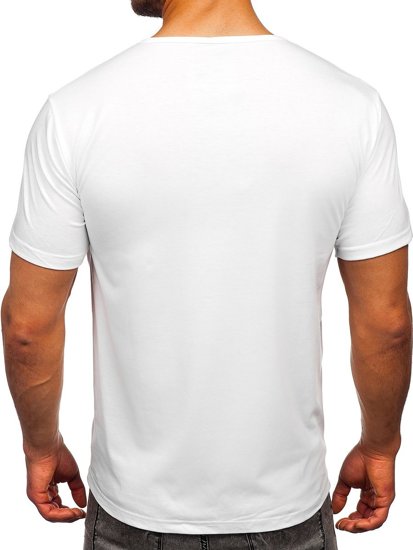 Men's Printed T-shirt White Bolf KS2631