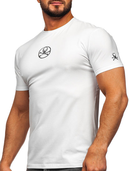 Men's Printed T-shirt White Bolf MT3040