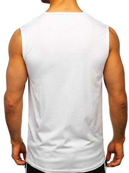 Men's Printed T-shirt White Bolf SS11081