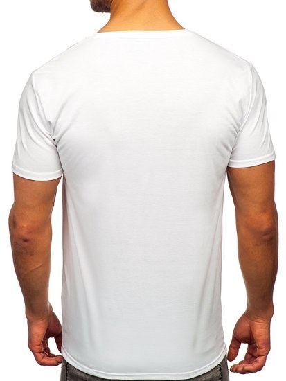 Men's Printed T-shirt White Bolf Y70002