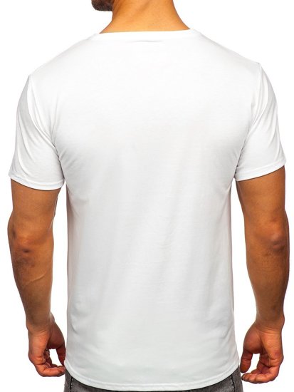 Men's Printed T-shirt White Bolf Y70012