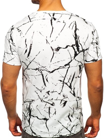 Men's Printed T-shirt White Bolf Y70026