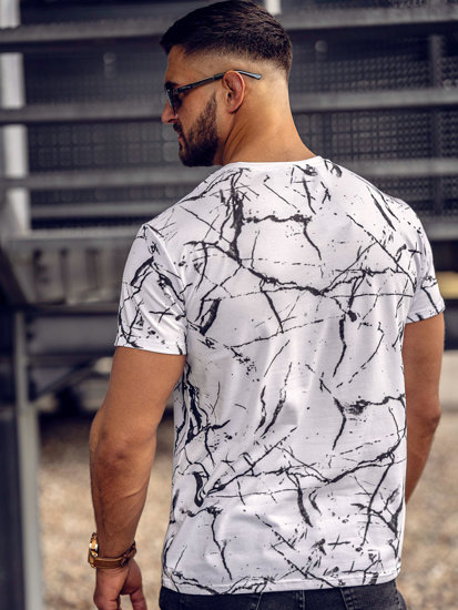 Men's Printed T-shirt White Bolf Y70030A