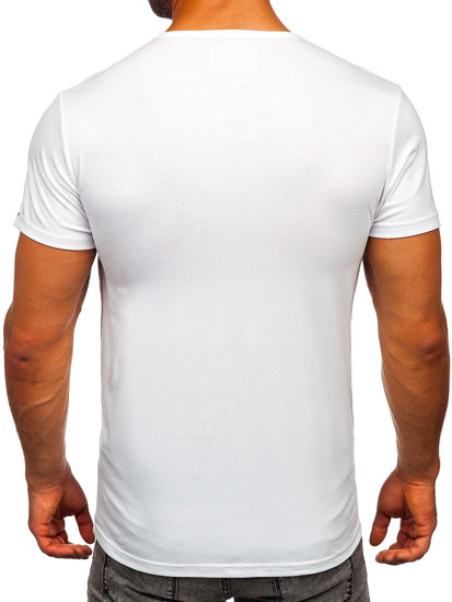 Men's Printed T-shirt White Bolf s028