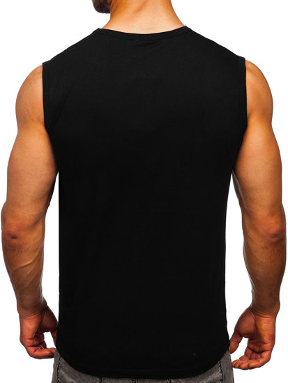 Men's Printed Tank Top Black Bolf 14804