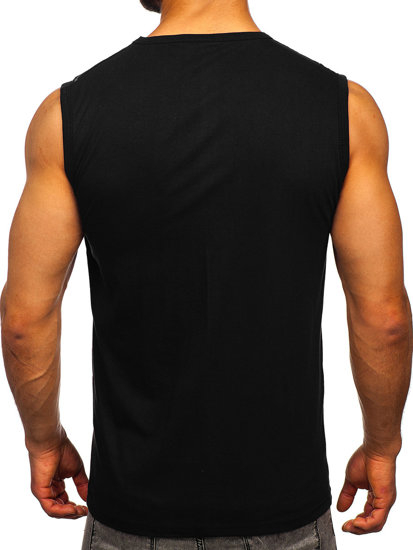 Men's Printed Tank Top Black Bolf 14813