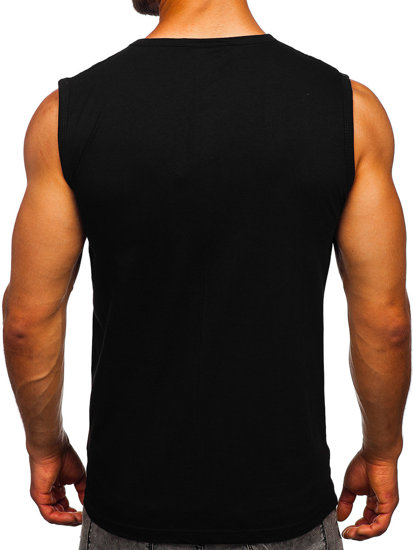 Men's Printed Tank Top Black Bolf 14817