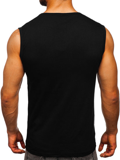 Men's Printed Tank Top Black Bolf 14825