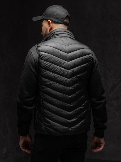 Men's Quilted Gilet Black Bolf 13073A1