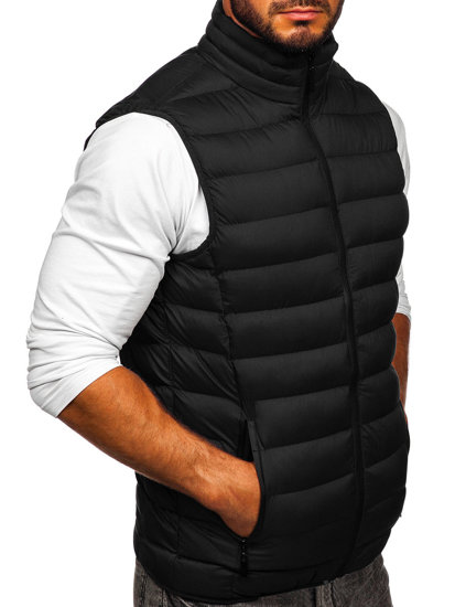 Men's Quilted Gilet Black Bolf 5M711