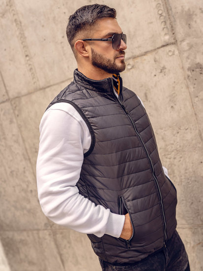 Men's Quilted Gilet Black Bolf 7103A