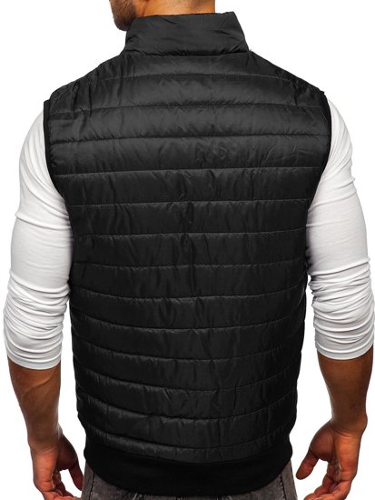 Men's Quilted Gilet Black Bolf MY77