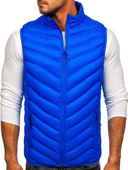 Men's Quilted Gilet Blue Bolf HDL88006