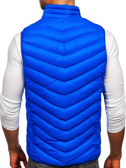 Men's Quilted Gilet Blue Bolf HDL88006