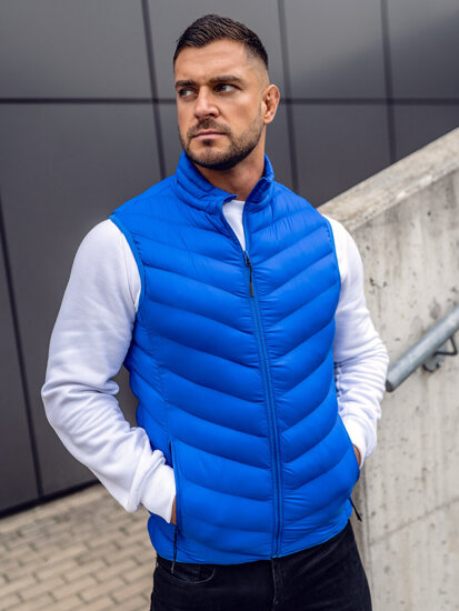 Men's Quilted Gilet Blue Bolf HDL88006A