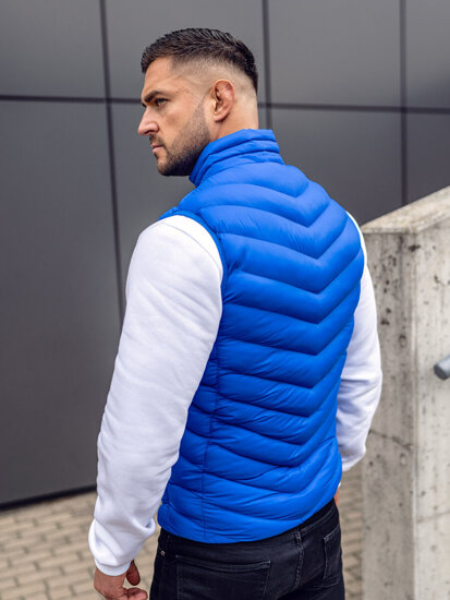 Men's Quilted Gilet Blue Bolf HDL88006A