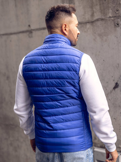 Men's Quilted Gilet Blue Bolf LY32A