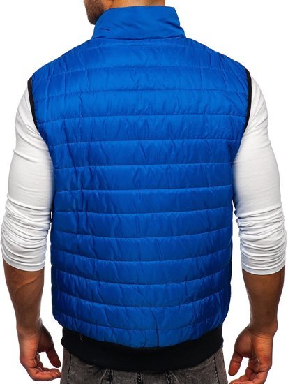 Men's Quilted Gilet Blue Bolf MY77