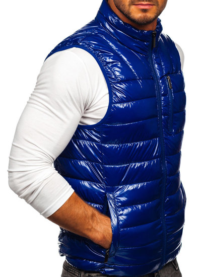 Men's Quilted Gilet Blue Bolf R0109A