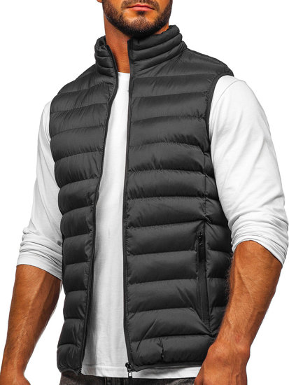 Men's Quilted Gilet Graphite Bolf 5M711