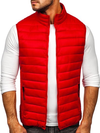 Men's Quilted Gilet Red Bolf HDL88001