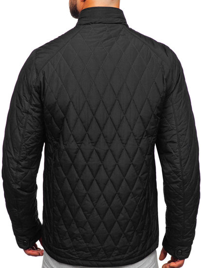 Men's Quilted Lightweight Jacket Black Bolf 22M307