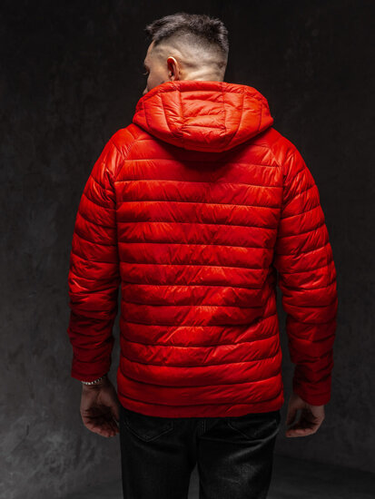 Men's Quilted Lightweight Jacket Red Bolf 13021A1