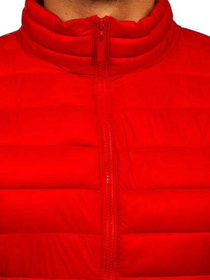 Men's Quilted Lightweight Jacket Red Bolf 5M703