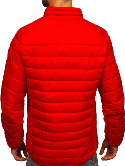 Men's Quilted Lightweight Jacket Red Bolf 5M703