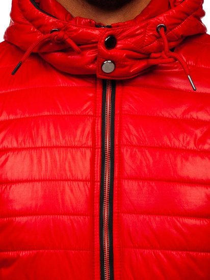 Men's Quilted Lightweight Jacket Red Bolf 6191