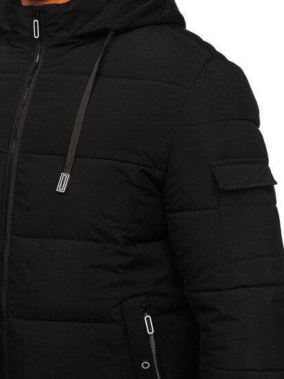 Men’s Quilted Winter Jacket Black Bolf 31M5006