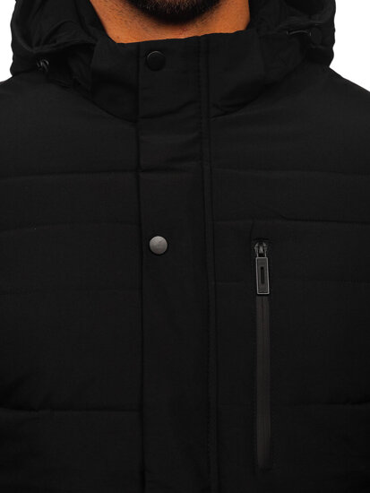 Men’s Quilted Winter Jacket Black Bolf 31M5013