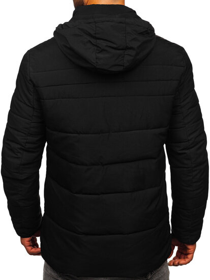 Men’s Quilted Winter Jacket Black Bolf 31M5013