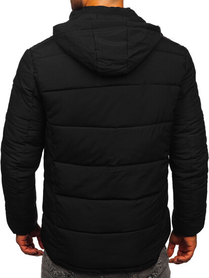 Men’s Quilted Winter Jacket Black Bolf 31M5027