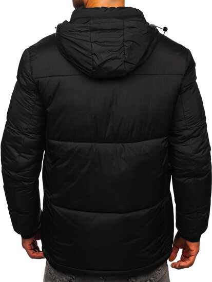 Men’s Quilted Winter Jacket Black Bolf 31M5033