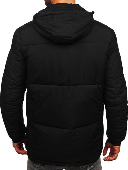 Men’s Quilted Winter Jacket Black Bolf 31M5035